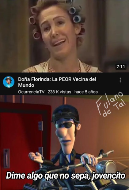Próximo vídeo: el agua es mojada - meme