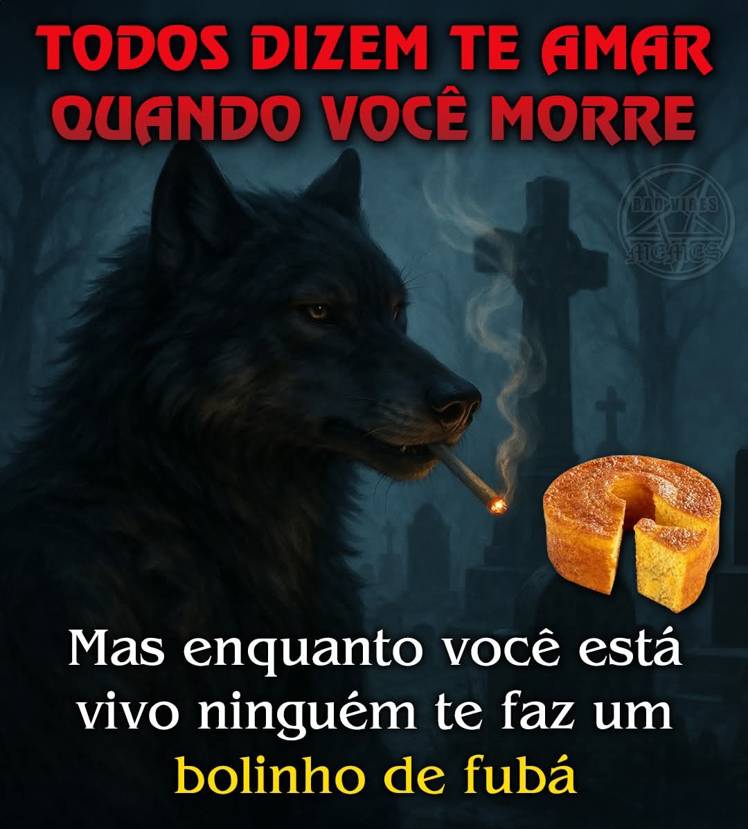 Só queria um bolinho - meme