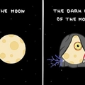 a lua /  o lado negro da lua