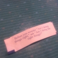 so Jaden smith wrote my fortune...