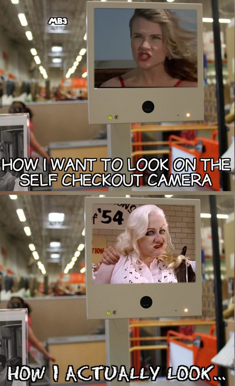 Self Checkout Camera - meme