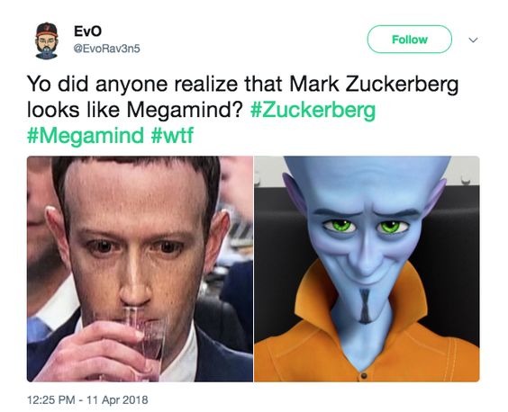 Megamind and Mark Zuckerberg - meme