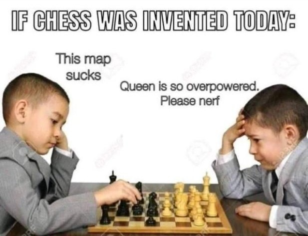 I don't actually know how to play chess - meme