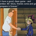 Propane is a paid sponsor of card games on motorcycles