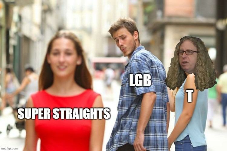 Super gay super straight - meme