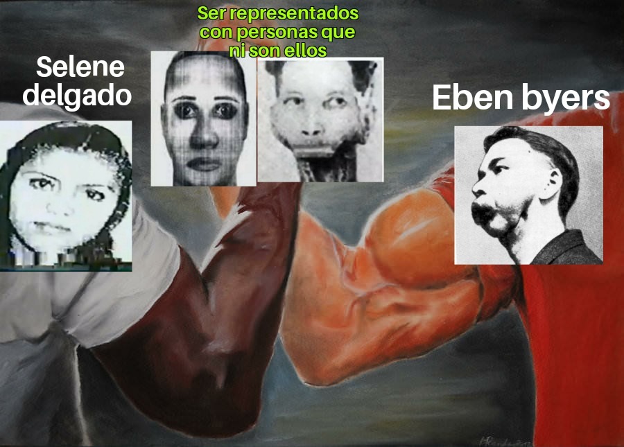 Selene delgado=Derrick Tod lee,Eben byers=Soldado sin mandíbula (imagen incompleta) - meme