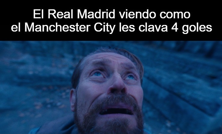 Manchester city 4 - 0 Real Madrid - meme