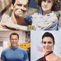 Arnold Schwarzenegger y Alyssa Milano 39 años después