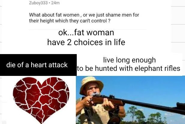 Fat women - meme