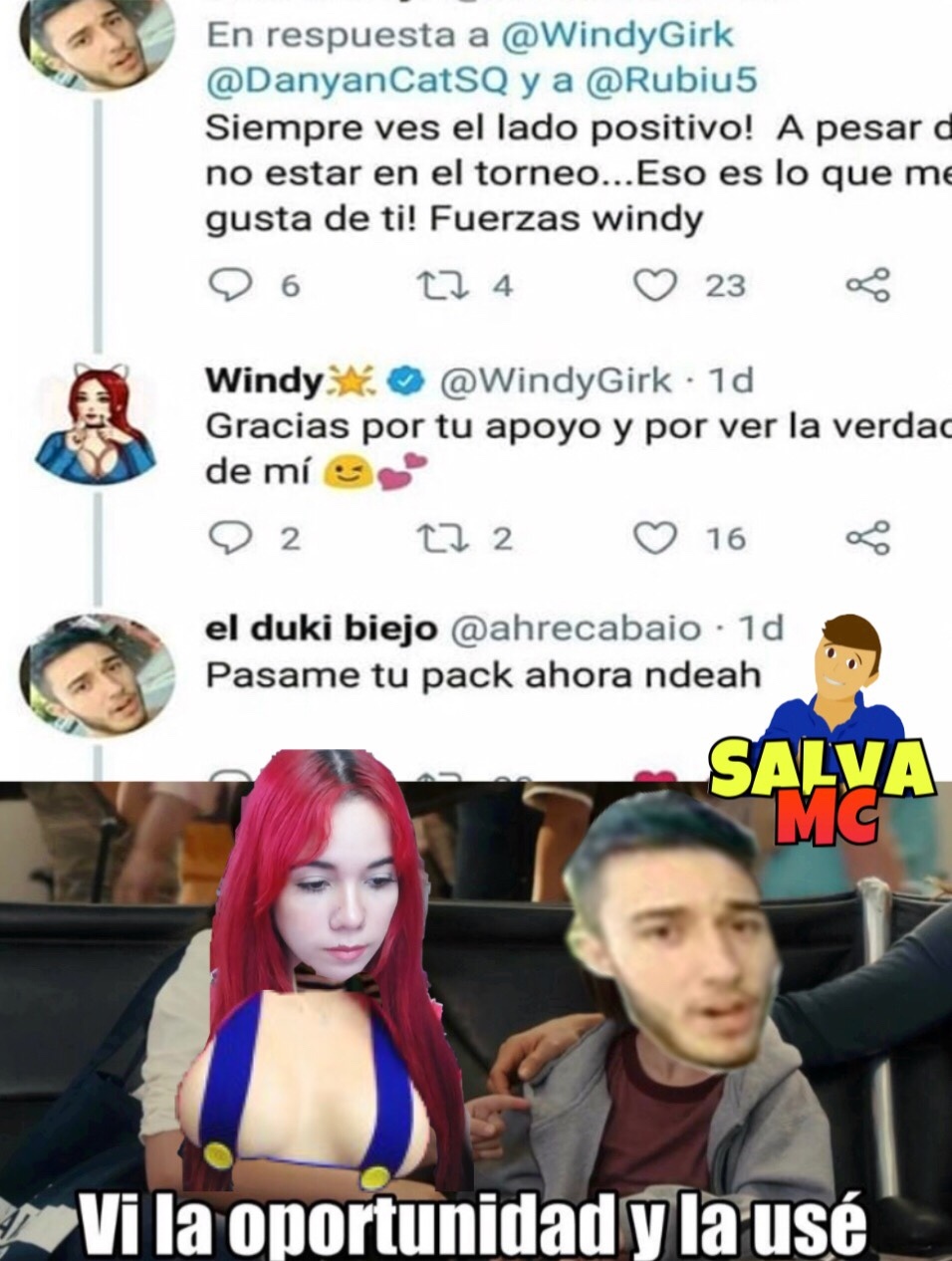 windy pack - meme