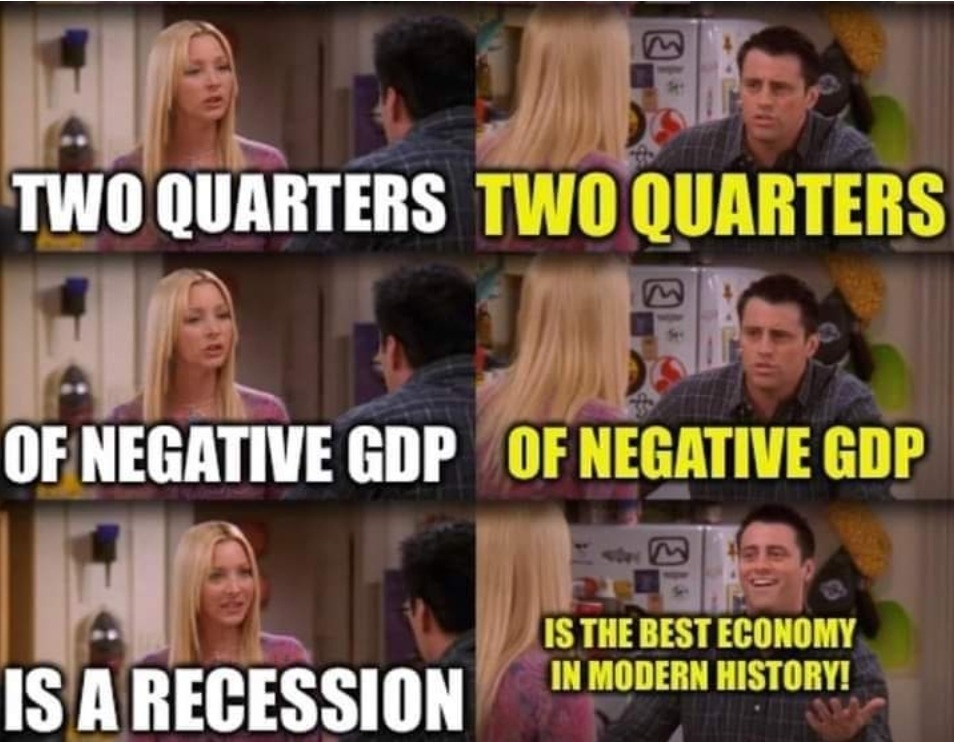 "Best economy ever" - meme
