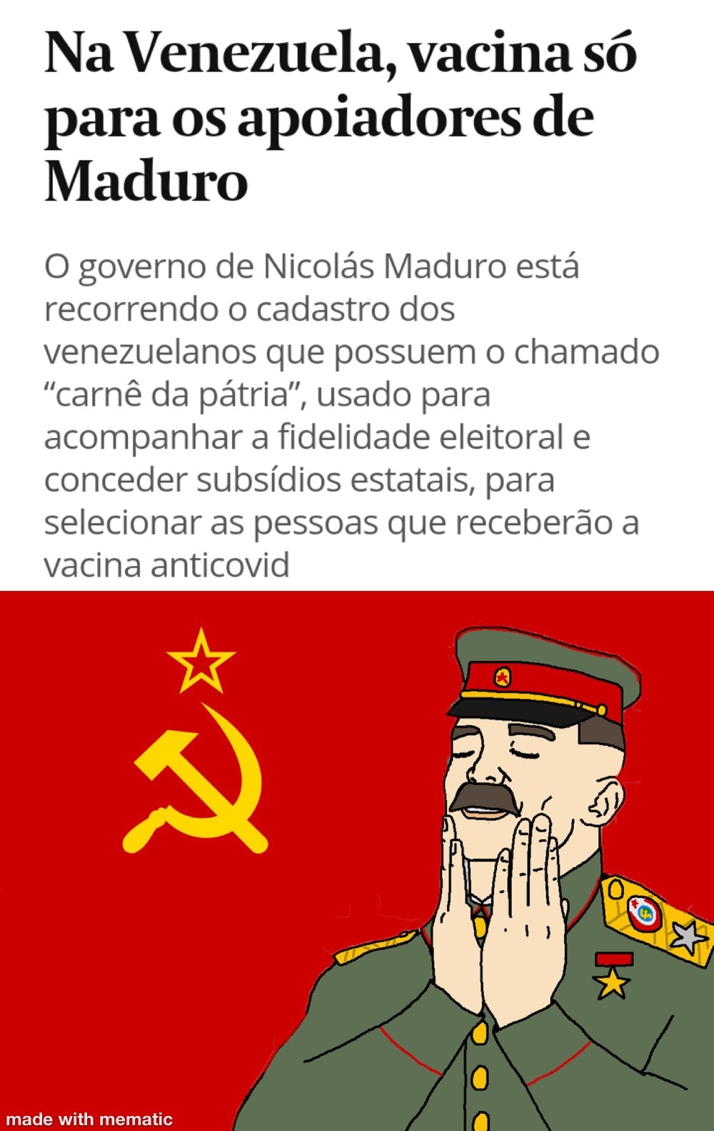 a democracia venezuelana - meme