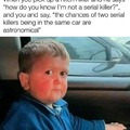 What are the chances of two serial killers being in the same car?