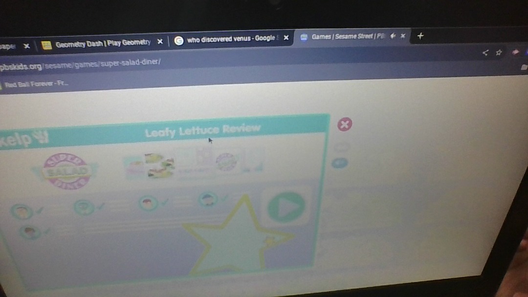 My bro was playing sesame street games in class :Laugh: - meme