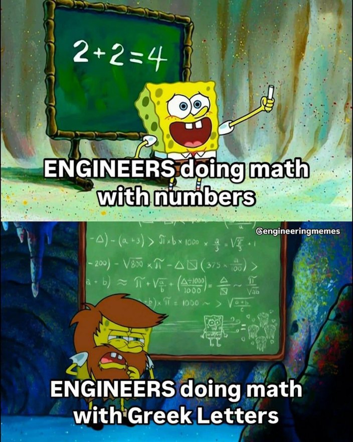 Engineers doing math like: is this even real? - meme