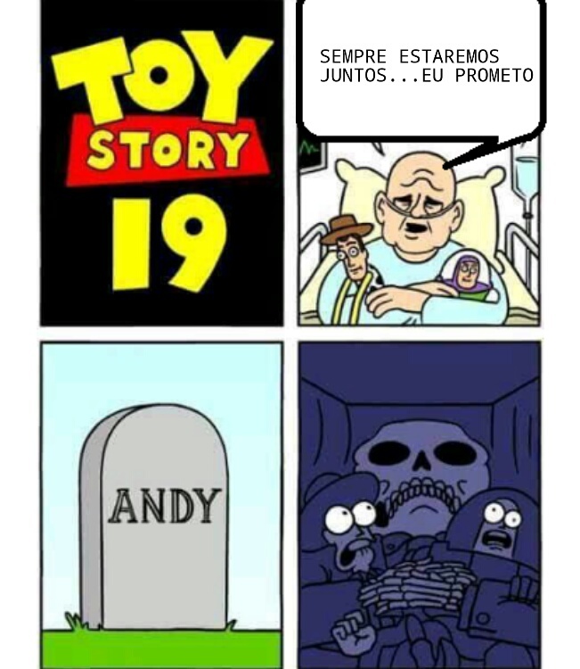 O Final de Toy Story - meme