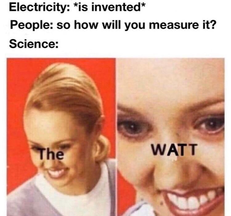 the watt - meme