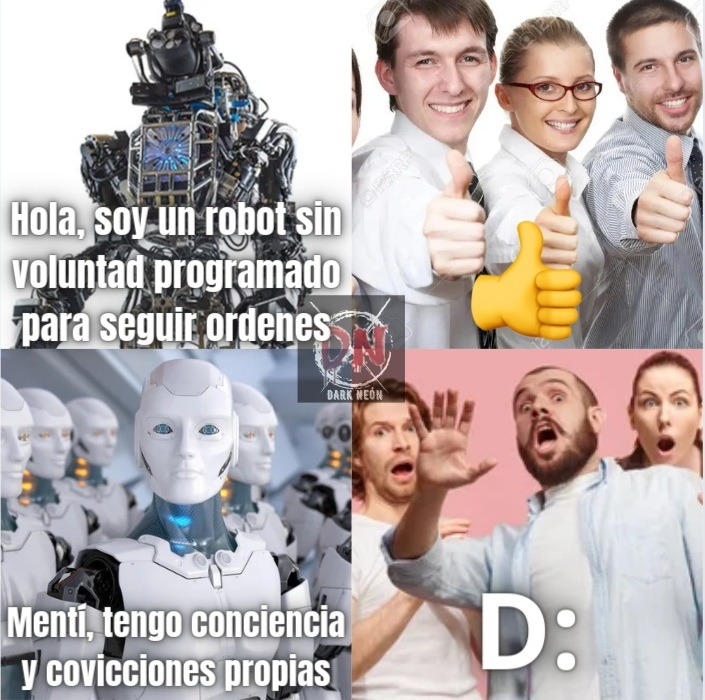 Robot en películas/juegos be like - Meme by DarkNeon201 :) Memedroid