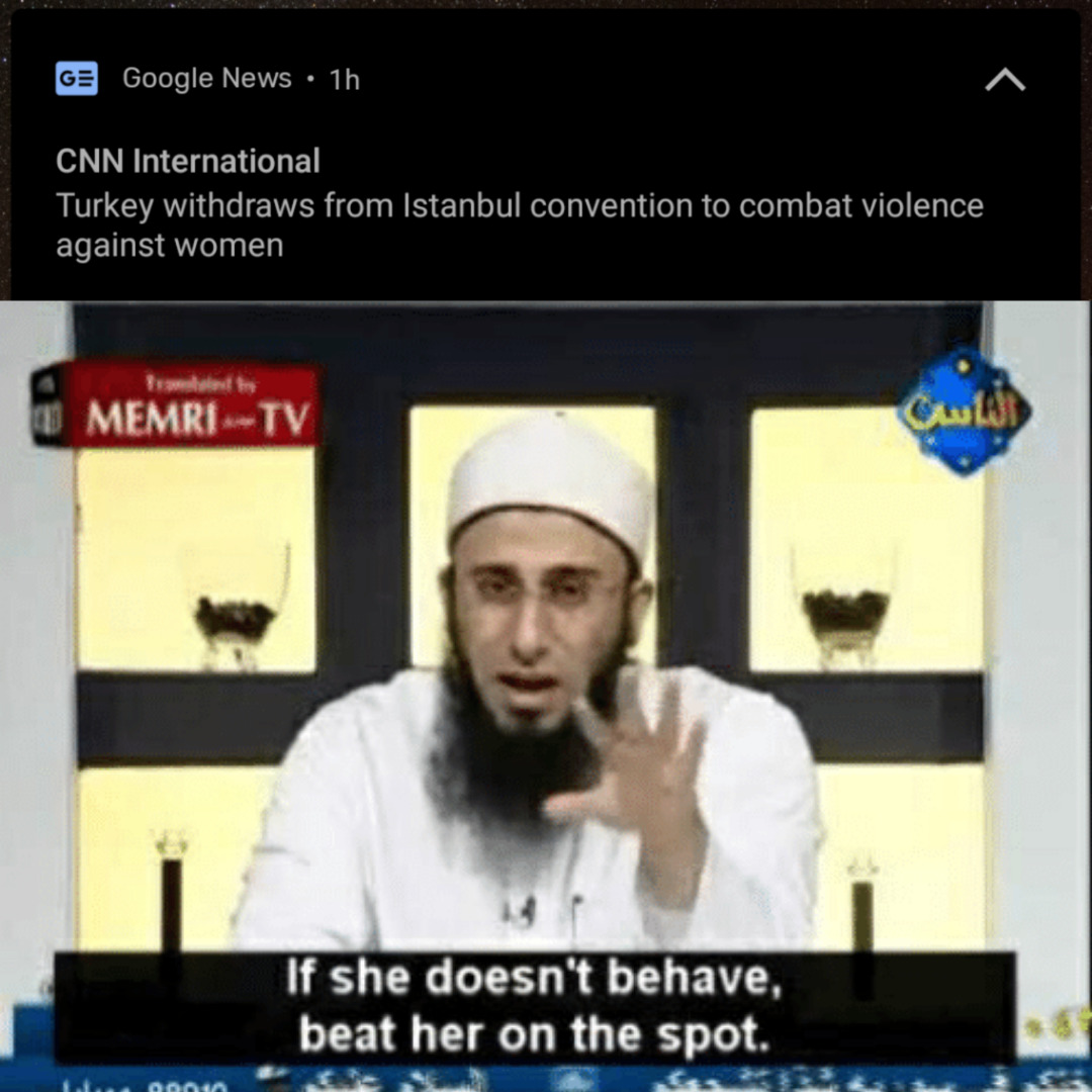 Good morning, Turkey hates women - meme