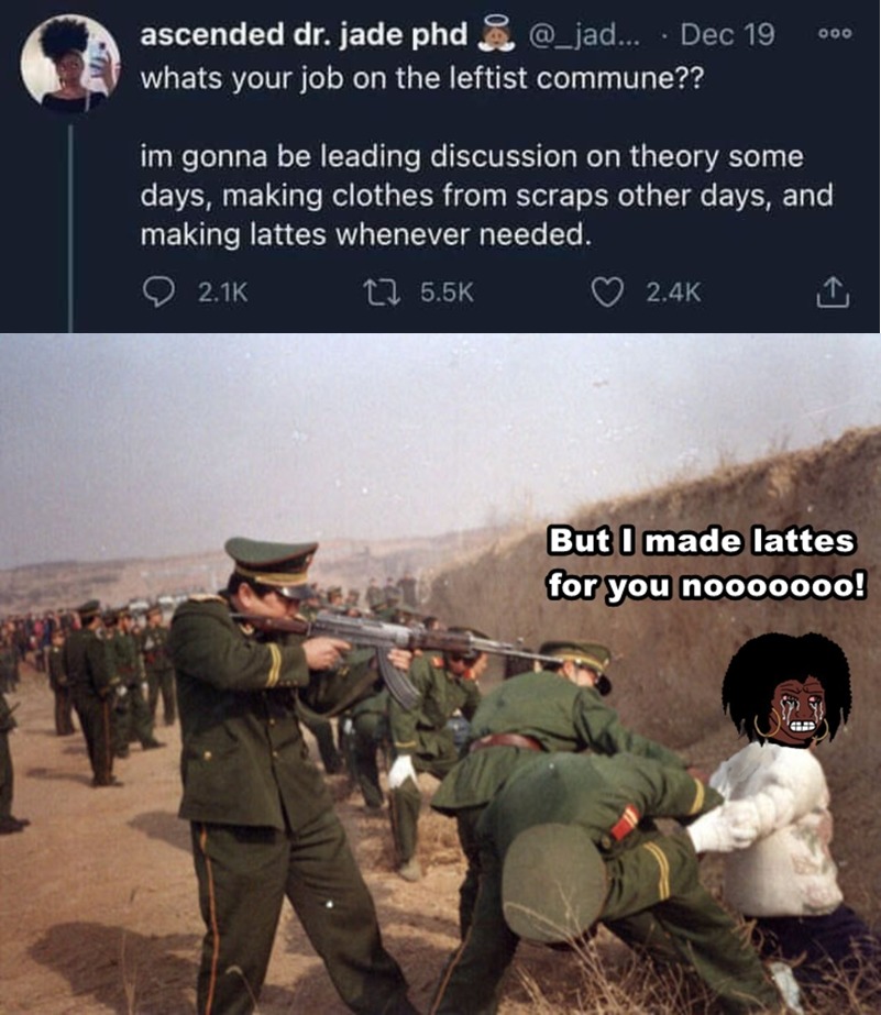 Communism’s delights - meme