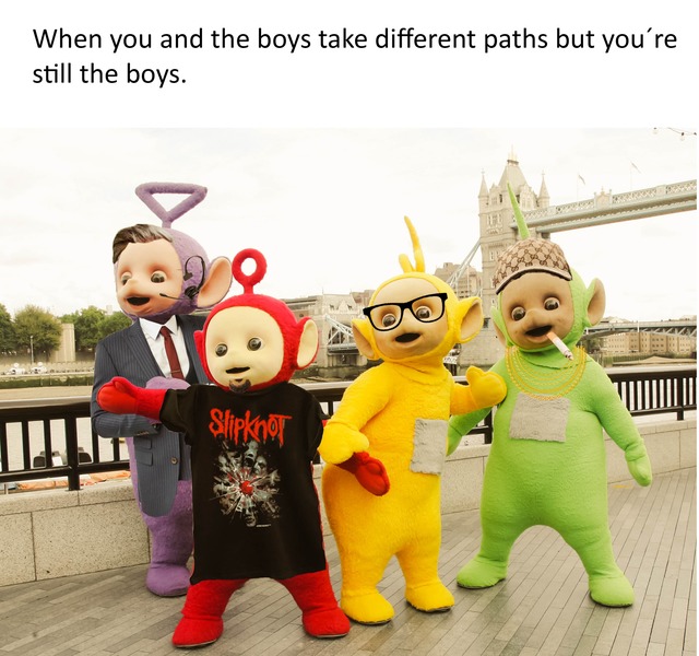 With the boys in the dank - meme