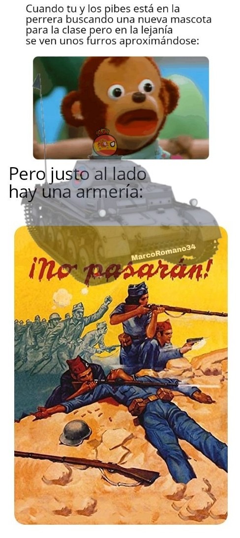 Pongan Ay Carmela el Ejército del Ebro - meme
