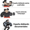 España doblando documentales