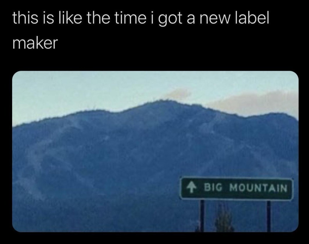 Big mountain - meme