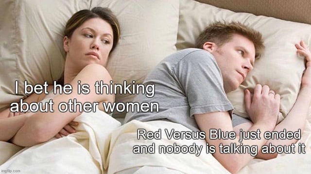 Red versus Blue - meme