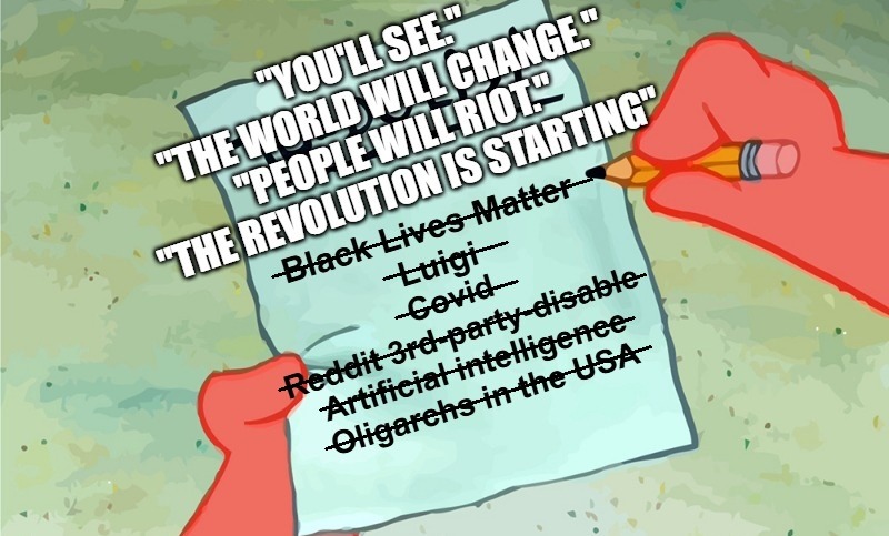 Nothing Ever Happens. - meme