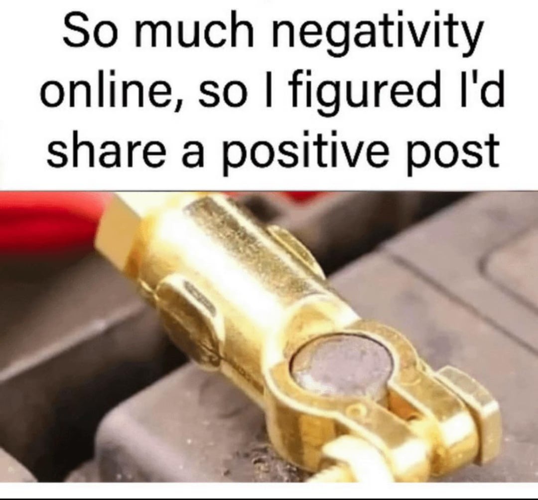 A positive post - meme