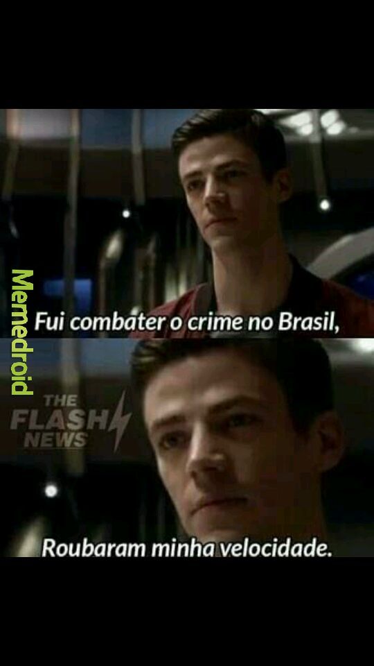 Flash no brasil - meme