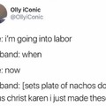 Had to be now, huh Karen?