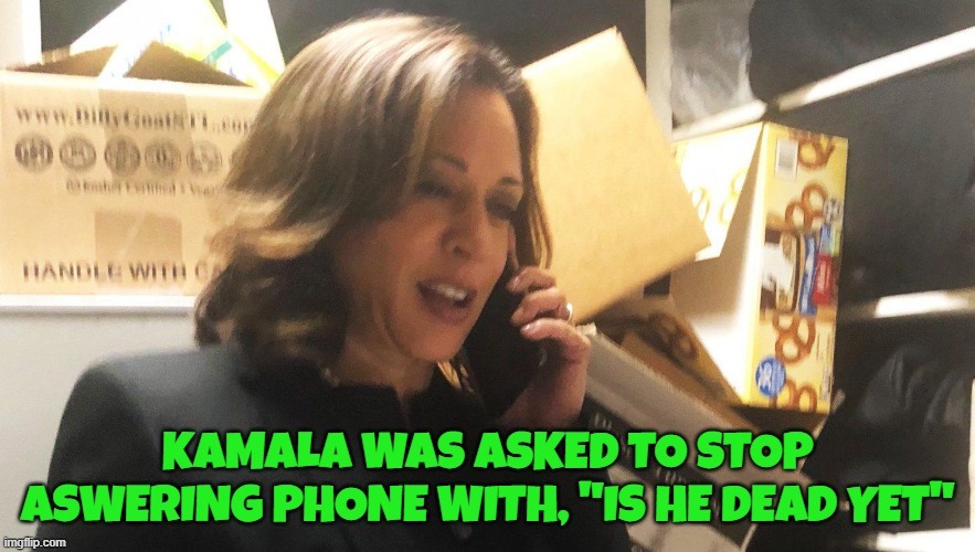 How Kamala says hello - meme