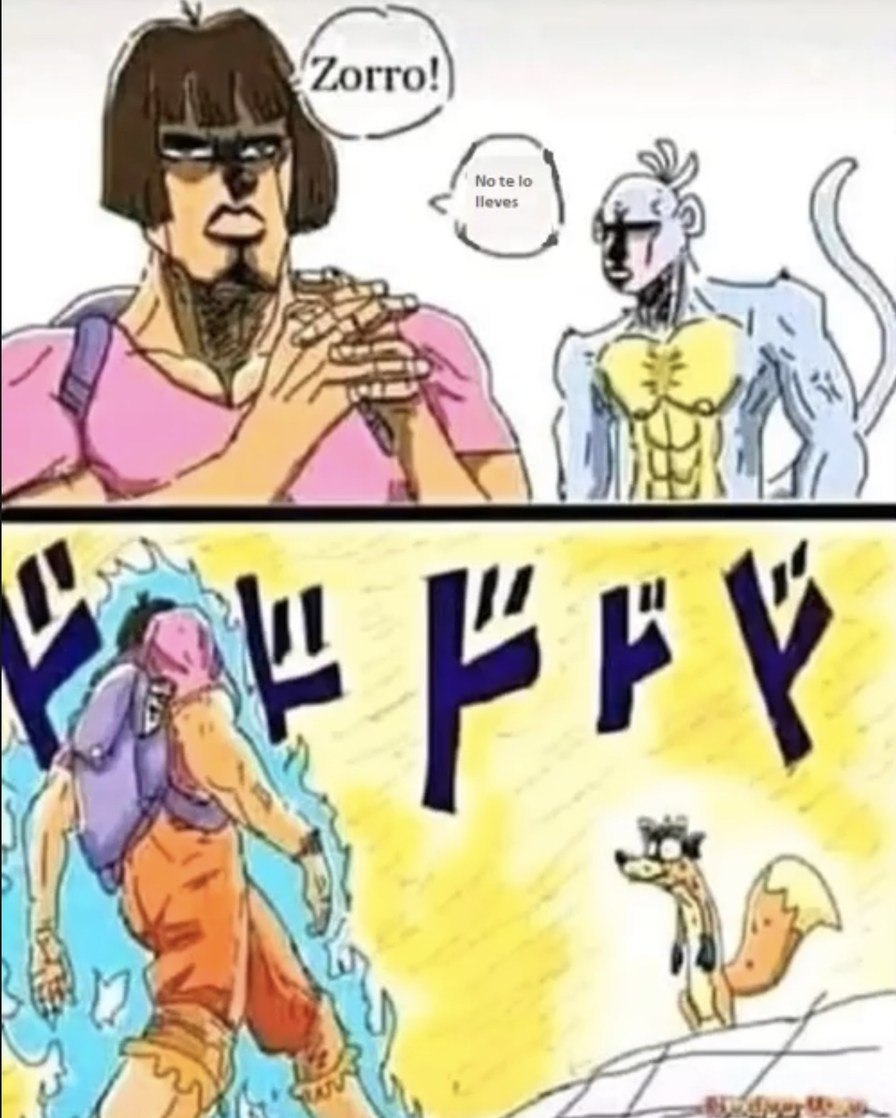 Dora Bizarre Adventure - meme