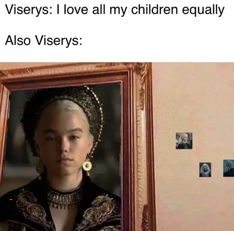 Viserys and Rhaenyra meme