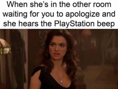 playstation and mad girlfriend meme