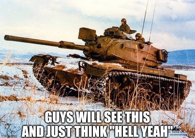 hell yeah a tank - meme