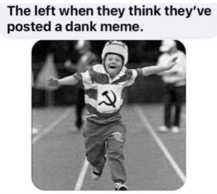 Left can't meme