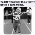 Left can't meme
