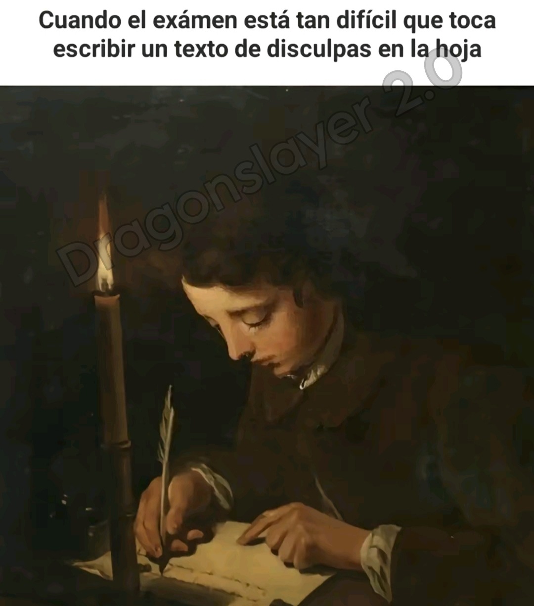 Disculpas en la hoja - meme