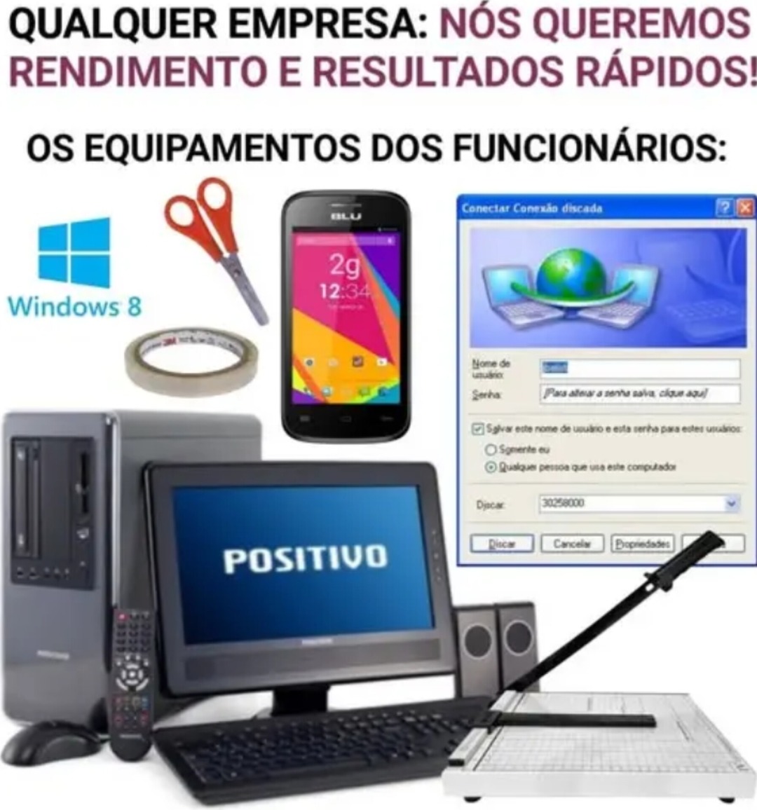 Equipamentos da Empresa - meme