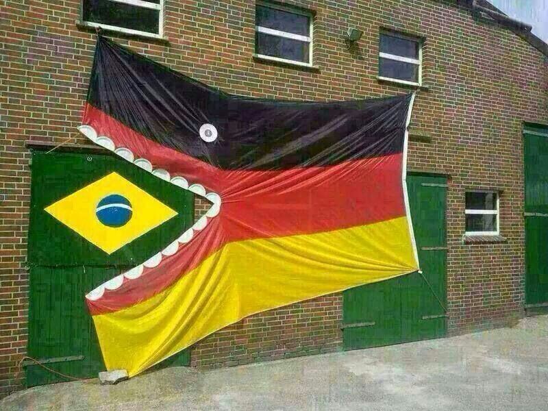 Germany raped brazil... - meme