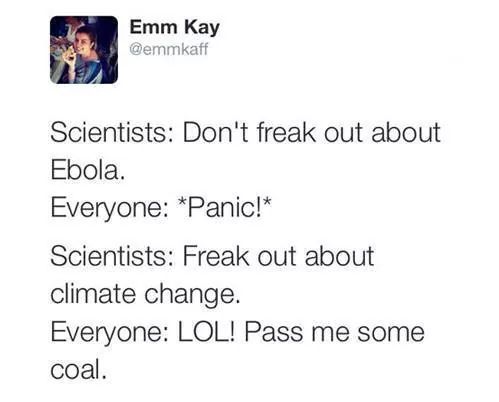We are all gonna die of Ebola? - meme