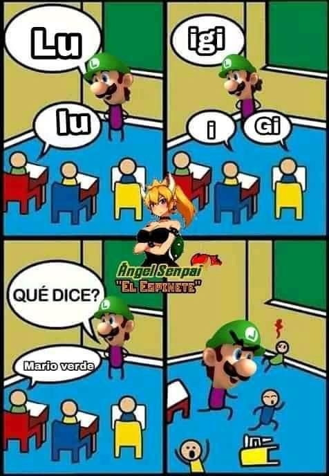 Yo siempre lo llamo Luigi - meme