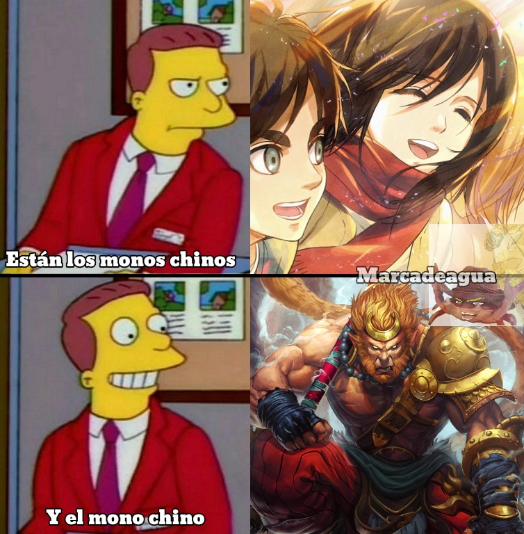 Si no entienden el de abajo es Sun Wukong - meme