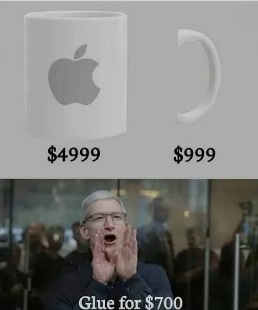Apple be like - meme