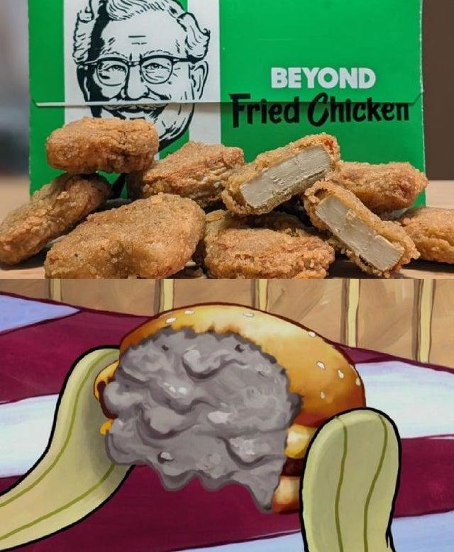 If it's"beyond" meat, it's garbage - meme