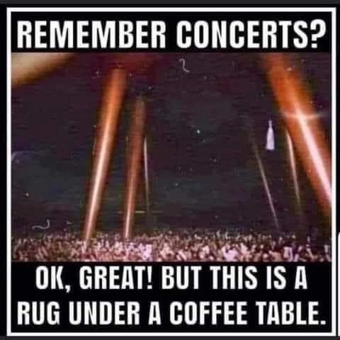 good old days in concerts - meme