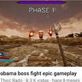 Obama Boss fight